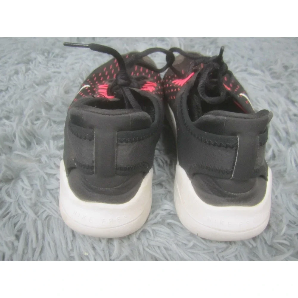 Nike Shoes Youth Girls 5Y Free RN (GS) Running Black Pink AH3457-001 Athletic - Picture 5 of 11